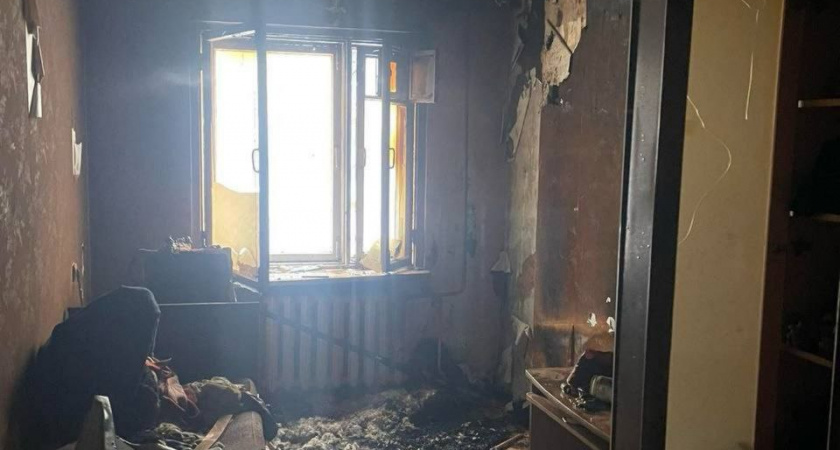 Пожар в Сормовском районе: мужчина госпитализирован