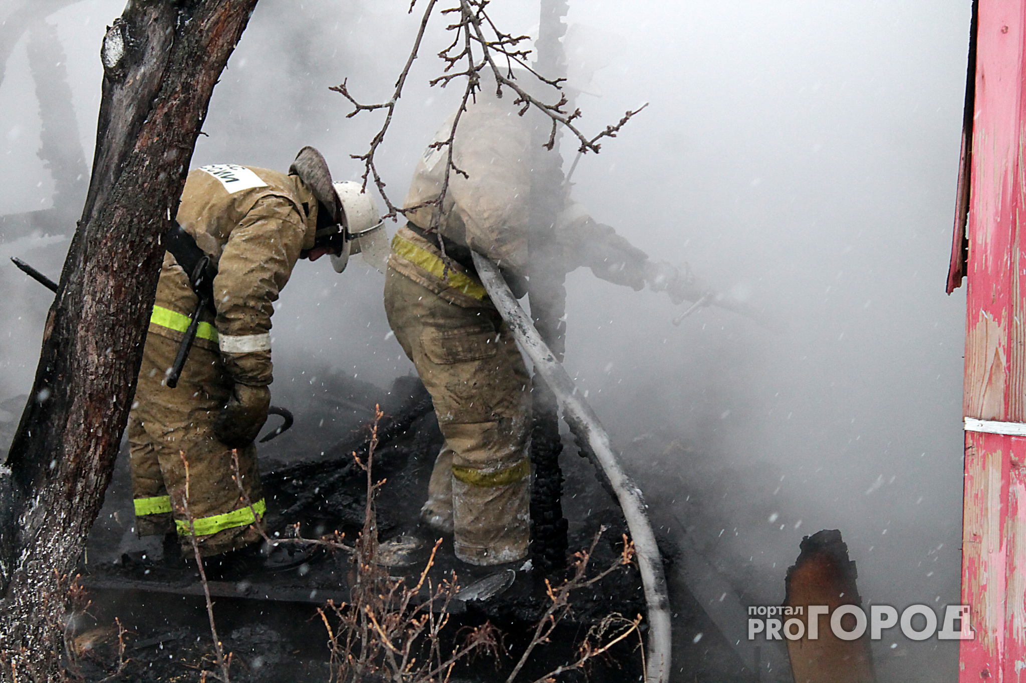 В Нижегородской области заживо сгорели два человека