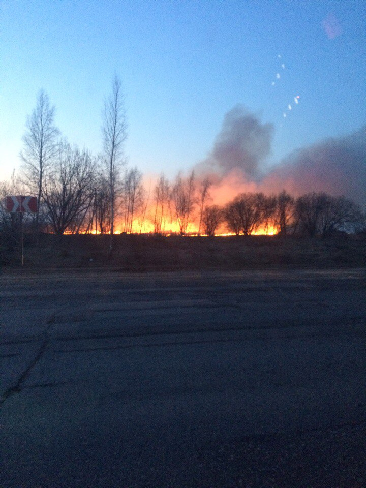 В Нижегородской области едва не сгорела деревня