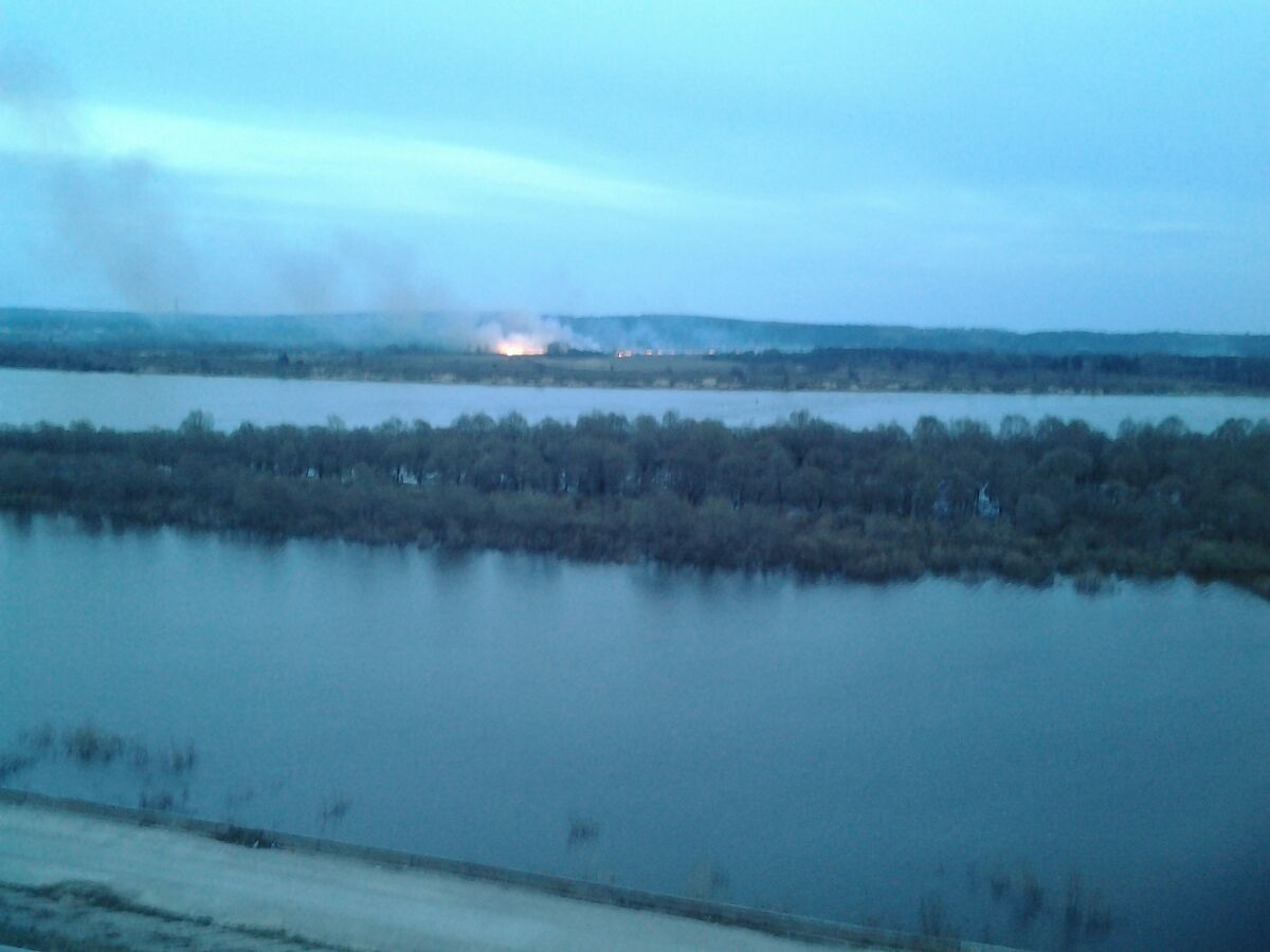 Сезон открыт: в Нижегородской области горит трава