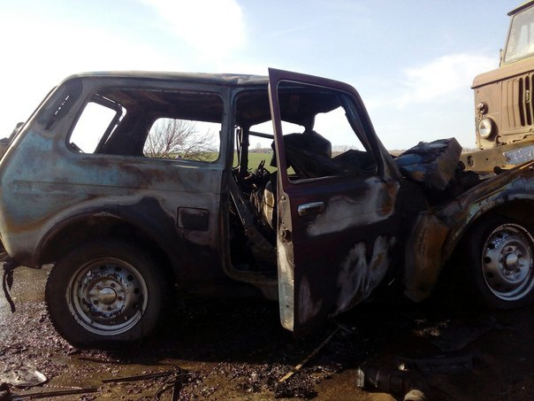 На трассе под Нижним произошло смертельное ДТП: водитель "Нивы" сгорел заживо