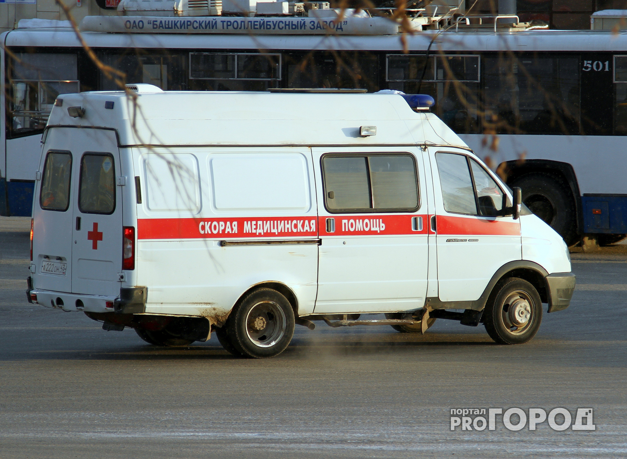 Машина «скорой помощи» перевернулась в Дзержинске