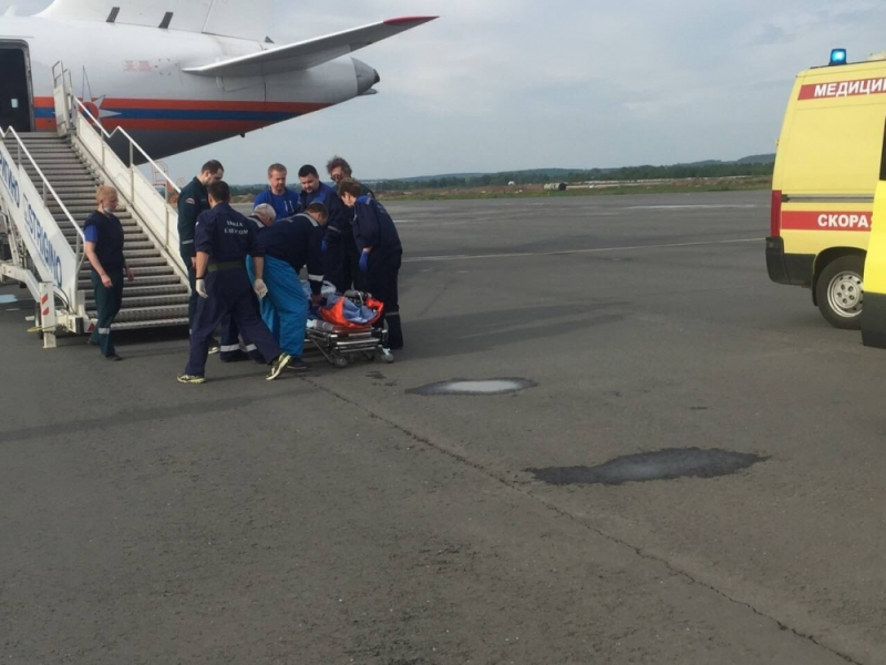 В Нижний Новгород доставлено двое детей спецборотом МЧС