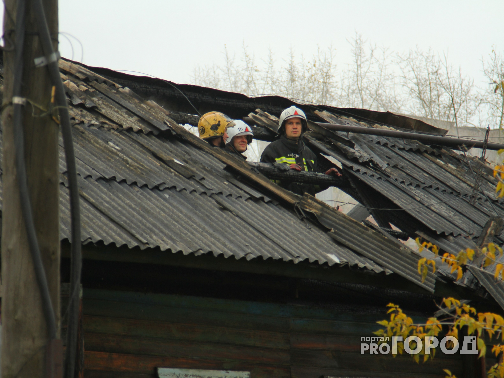 В Нижегородской области сгорели три бани