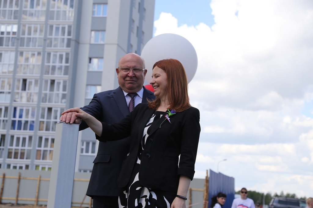 Старт строительству детского сада дал губернатор Нижегородской области