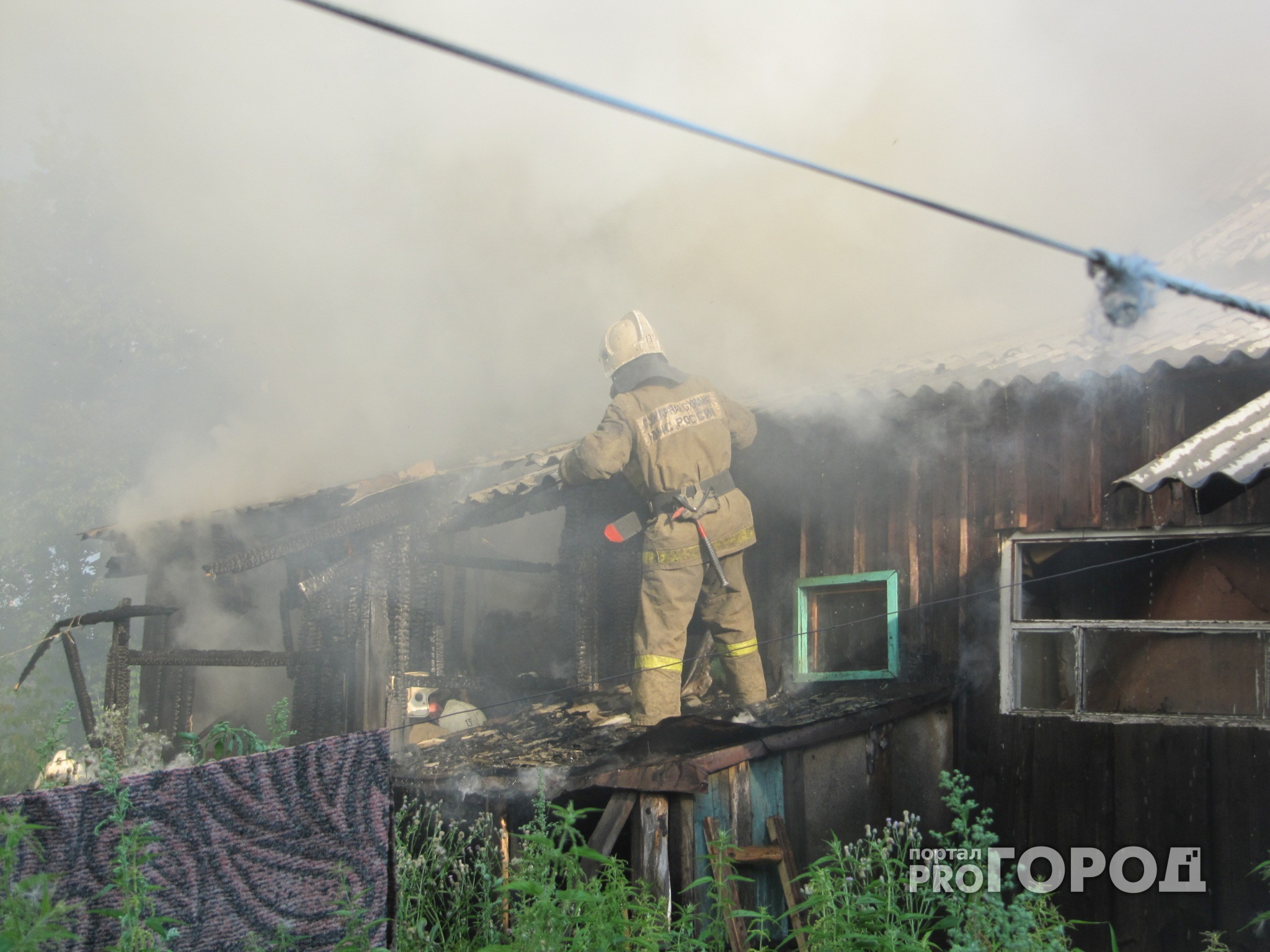60-летний нижегородец по собственной вине заживо сгорел в доме