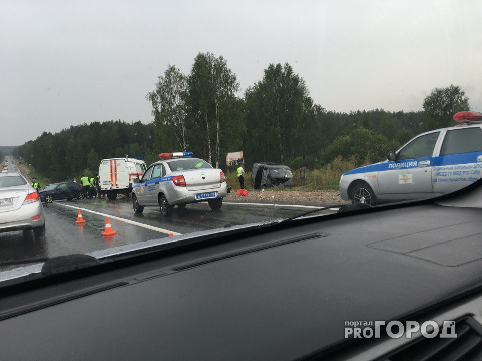 В ДТП под Нижним Новгородом погибли четыре человека