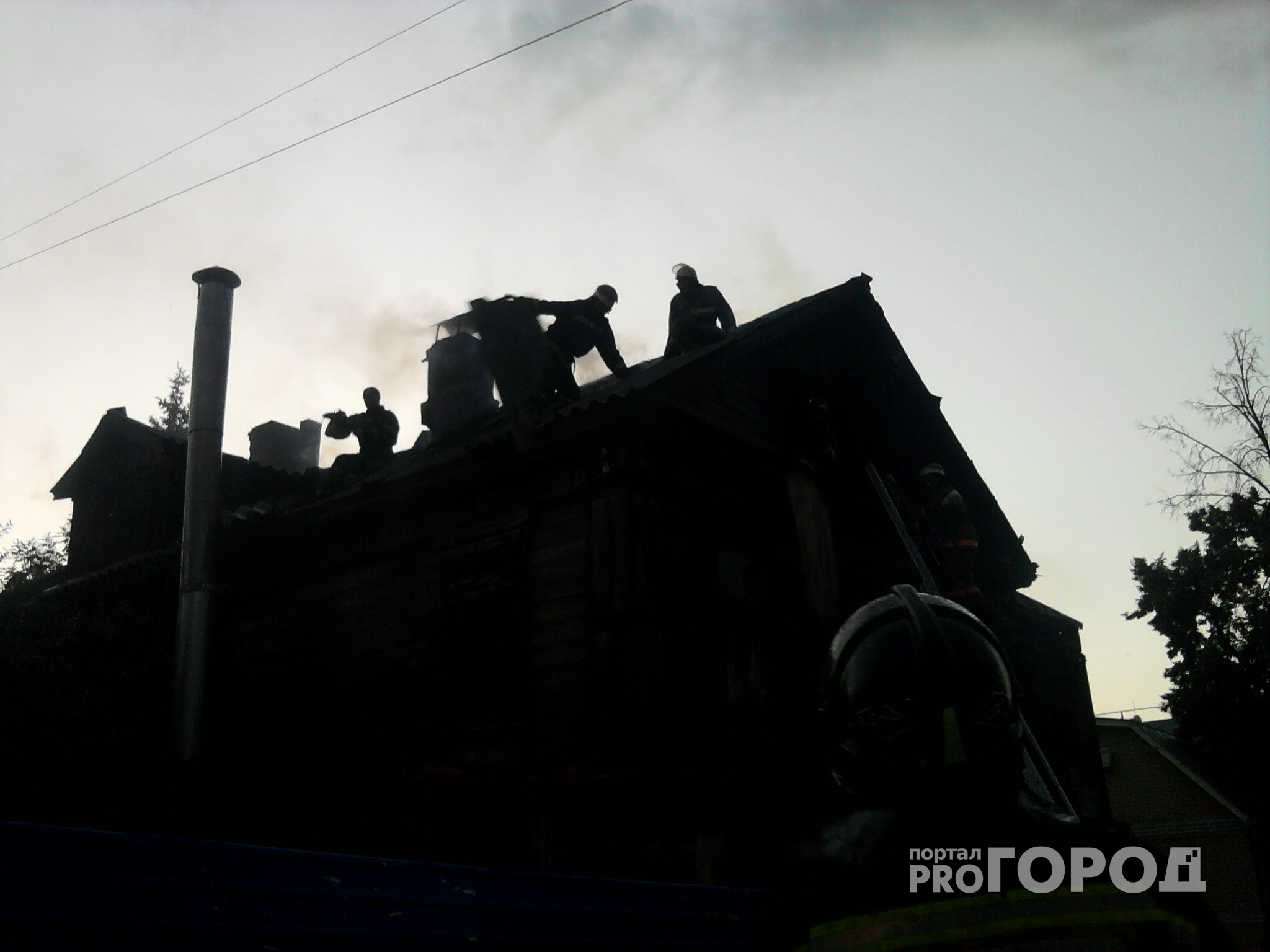 В Нижегородской области дотла сгорел частный дом