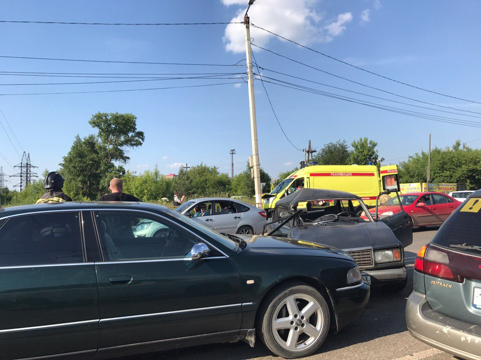 Нижегородка получила серьезные травмы из-за столкновения двух авто