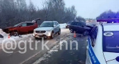 Молодой водитель "Лады" попал в аварию в Балахнинском районе