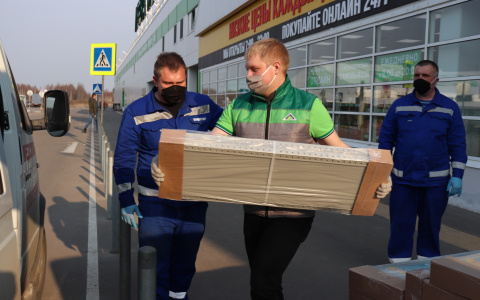 Нижегородские больницы получили помощь от крупного гипермаркета