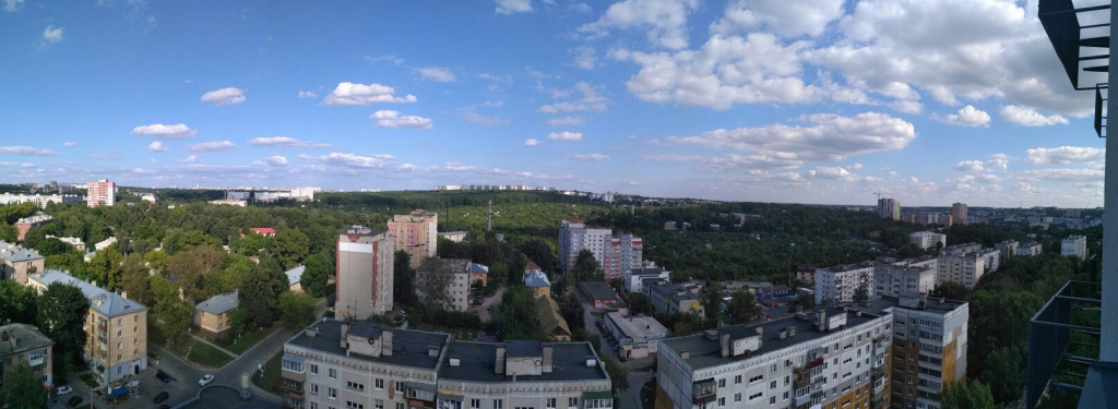 Вид из окна ЖК Караваиха Нижний Новгород