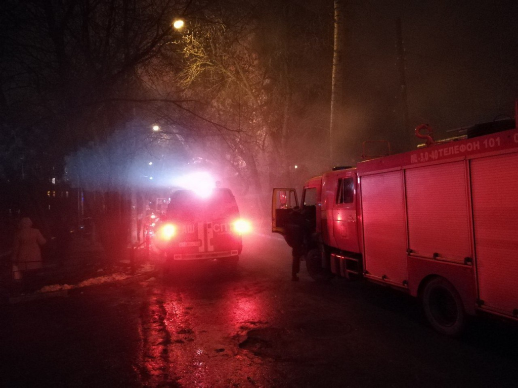 пожар на улице Трудовой
