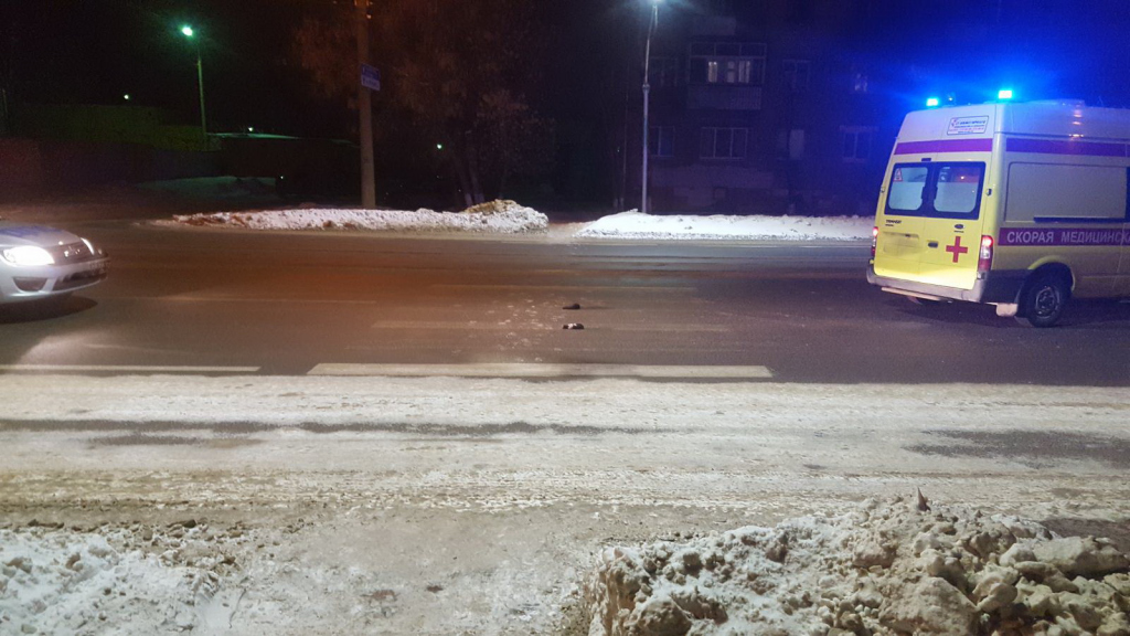 В Дзержинске сбили мужчину на пешеходном переходе 27 января 2018 года