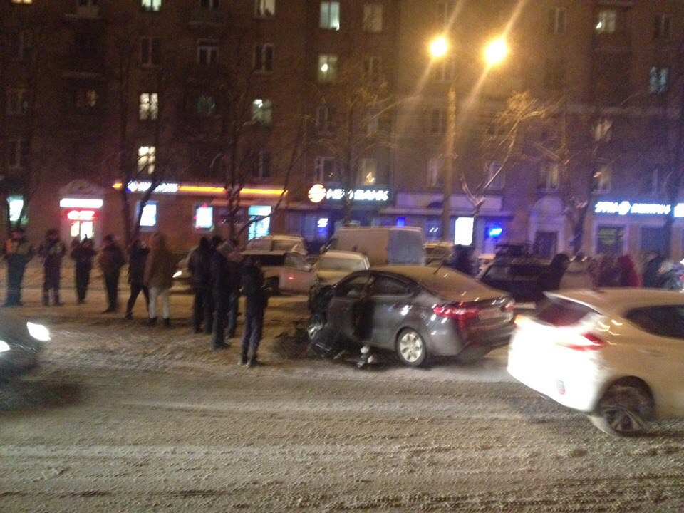 авария на улице Пролетарской Нижнего Новгорода 18 февраля 2018 года