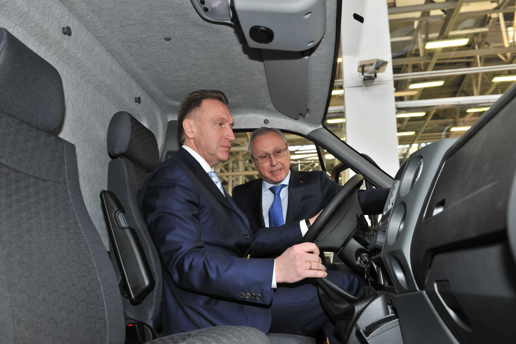 вице-премьер Игорь Шувалов посетил ГАЗ 6 марта 2018 года