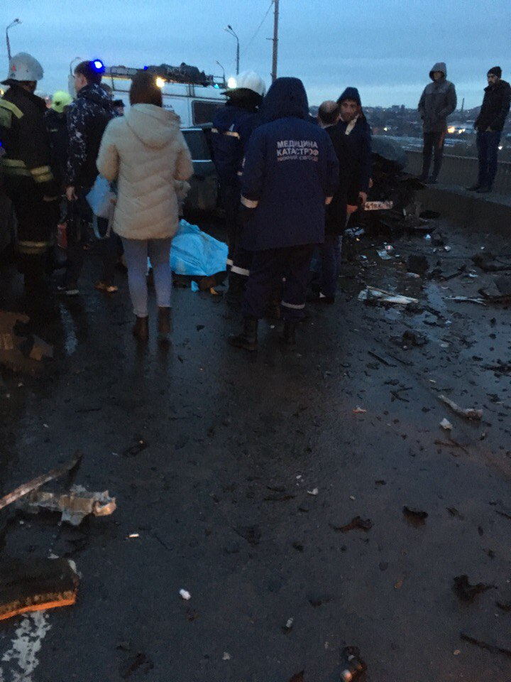 смертельная авария на Мызинском мосту в Нижнем Новгороде 1 апреля 2018 года