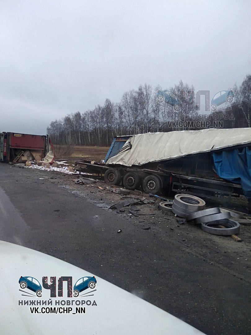 массовая авария в Лысковском районе 26 апреля