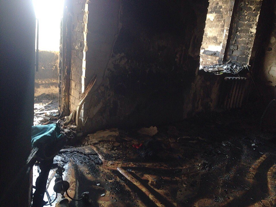 пожар в квартире дома 3 по бульвару Заречный в Нижнем Новгороде 5 мая