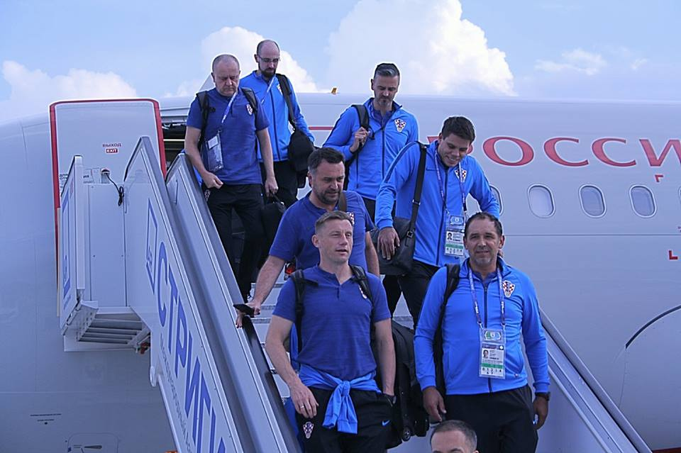 сборная Хорватии прилетела в Нижний Новгород на ЧМ-2018 19 июня 2018 года
