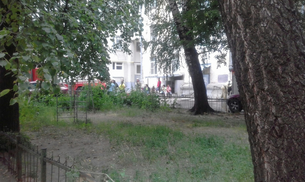 пожар в доме 33 по улице Минина Нижнего Новгорода 2 июля 2018 года