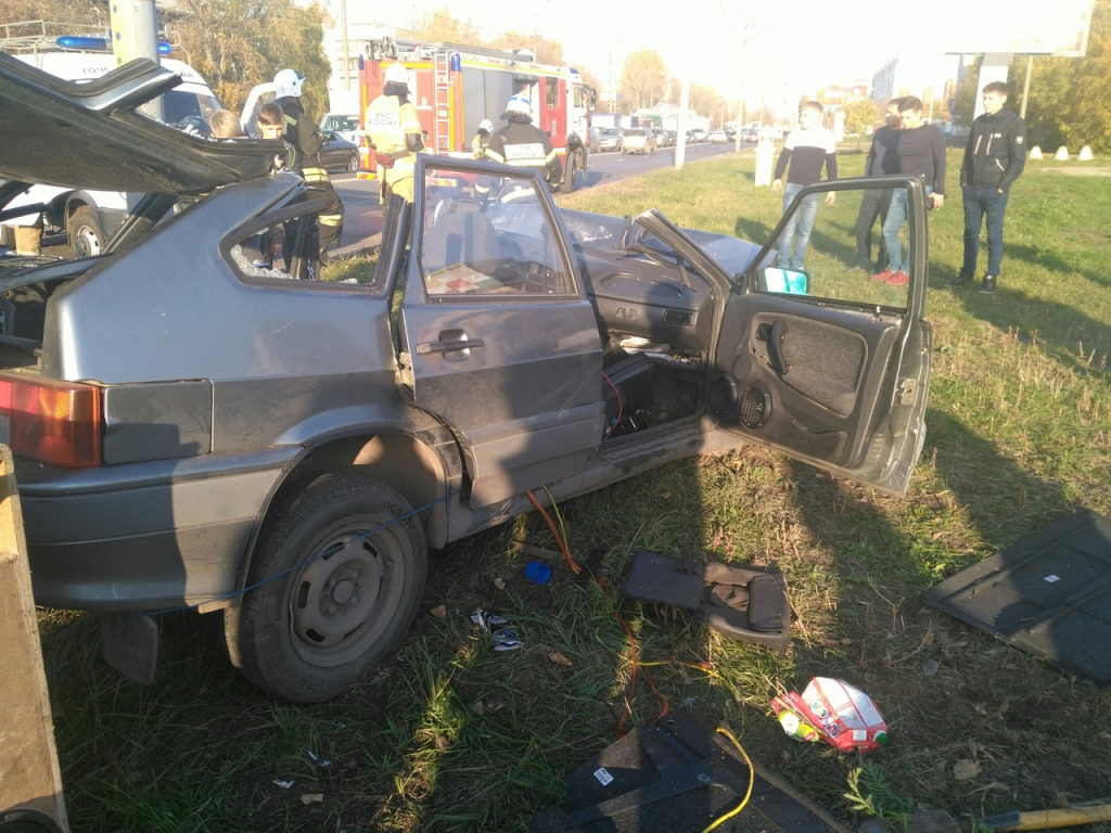 авария около дома 11 по улице Львовской Нижнего Новгорода 18 октября
