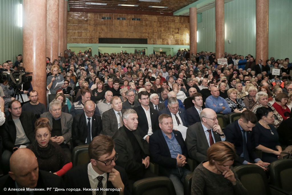 встреча Владимира Панова с жителями Нижнего Новгорода 5 декабря 2018 года