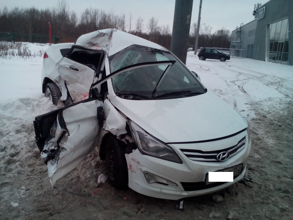 авария на Московском шоссе около Орловских двориков 17 января