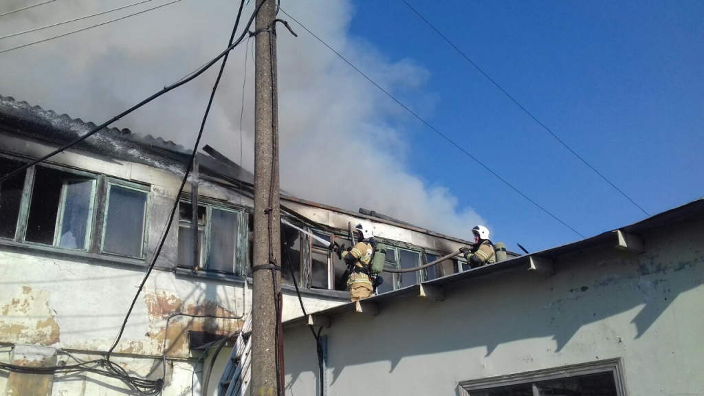 пожар на Заволжском моторном заводе 8 апреля