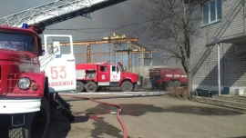 пожар на Заволжском моторном заводе 8 апреля