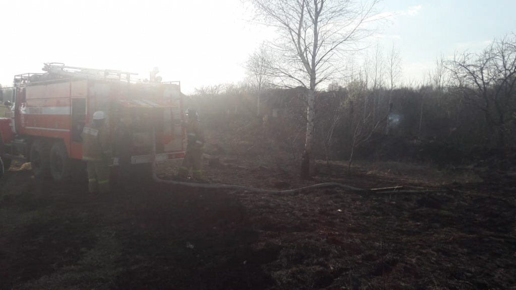 пожар в садоводческих товариществах Кстовского района 22 апреля