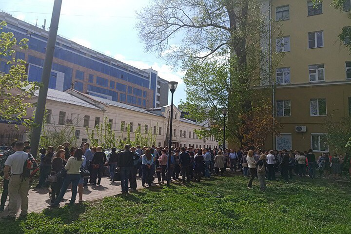 волна массовых эвакуаций в Нижнем Новгороде 7 мая