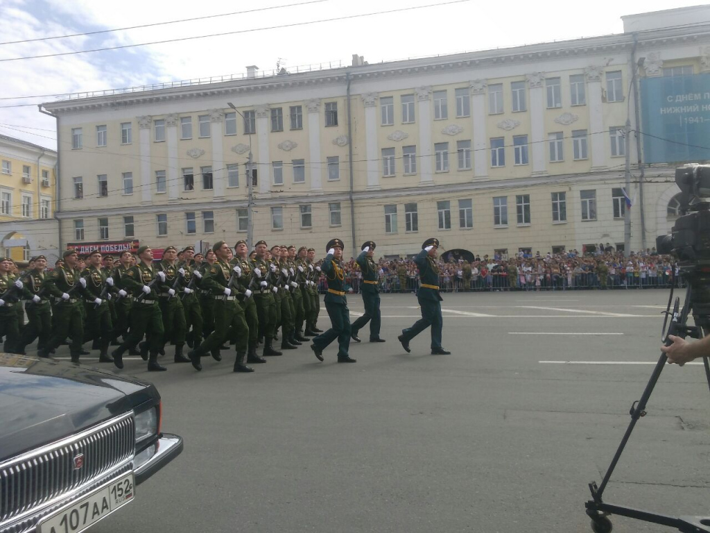 Нижний Новгород 9 мая Парад День Победы