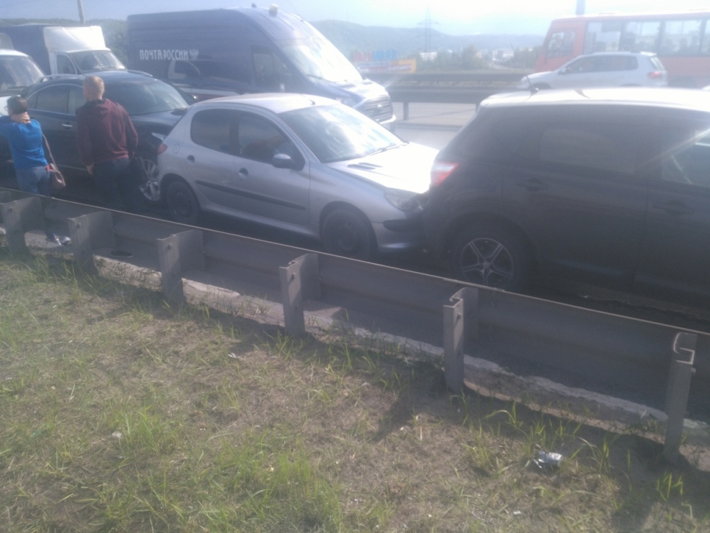 авария на Мызинском мосту 27 августа