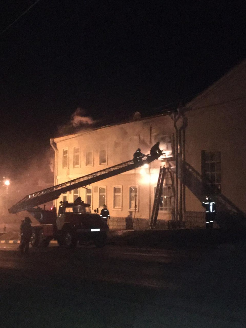 пожар в Доме культуры в Сергаче 28 ноября во время концерта ВИА "Синяя птица"