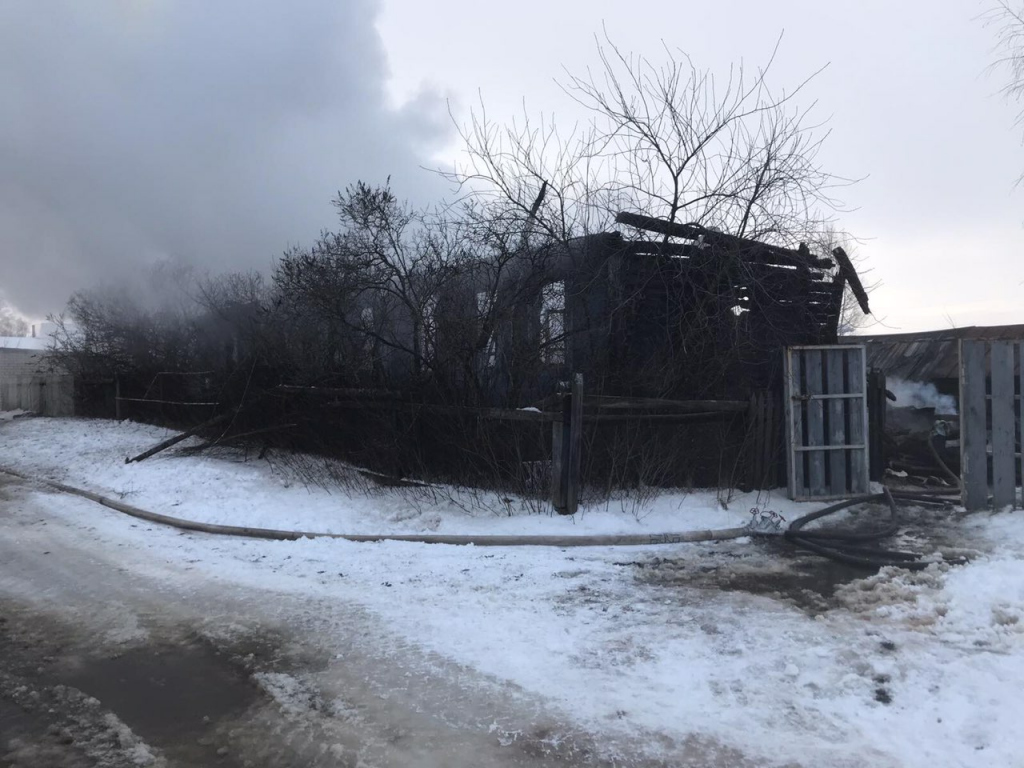 смертельный пожар в Борском районе 7 января