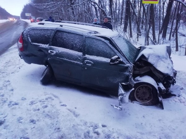 авария в Кстовском районе 9 января, столкнулись три автомобиля