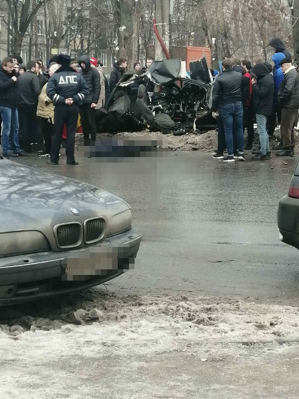 Авария около Светлогорского озера Нижний Новгород 11 января