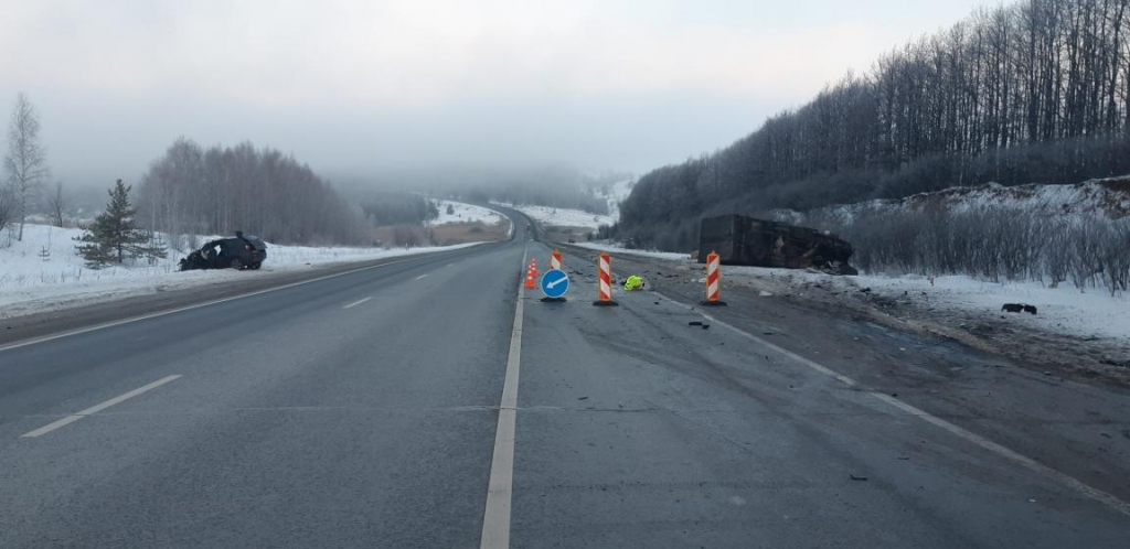 смертельная авария на трассе в Лысковском районе 16 февраля
