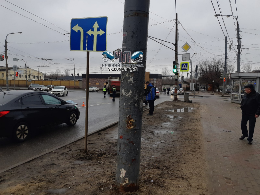 грузовик сбил насмерть женщину в Нижнем Новгороде 28 февраля