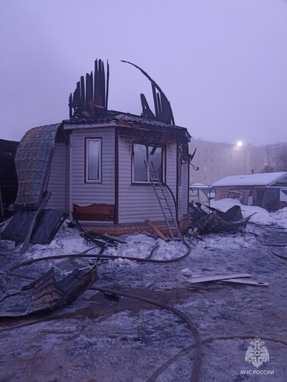 В Борском районе ночью горели дом, авто и гараж | 31.01.2024 | Нижний  Новгород - БезФормата