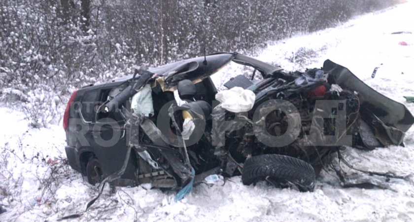 Водитель столкнулся с фурой и погиб на дороге М7 в Воротынском районе
