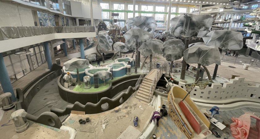 Как выглядит новый аквапарк Нижнего изнутри сейчас и когда его откроют