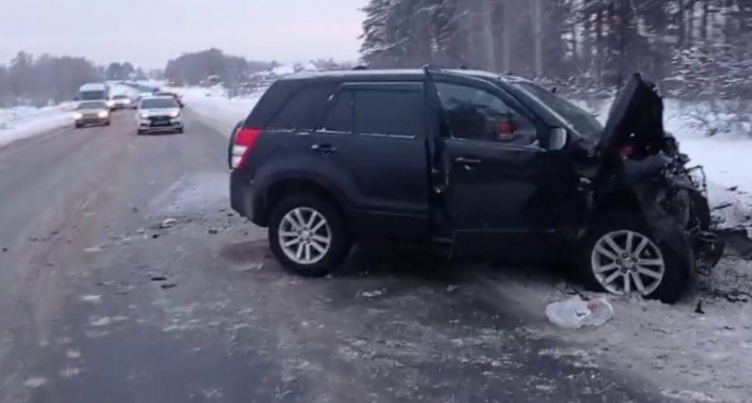 Трое взрослых и двое детей пострадали в ДТП на нижегородской трассе 
