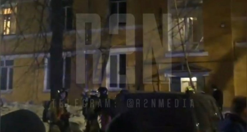 Жилой дом загорелся на Алексеевской в Нижнем Новгороде