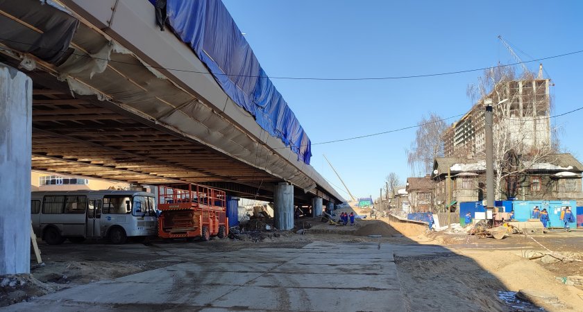 Развязку на улице Циолковского в Нижнем откроют к лету 2022 года