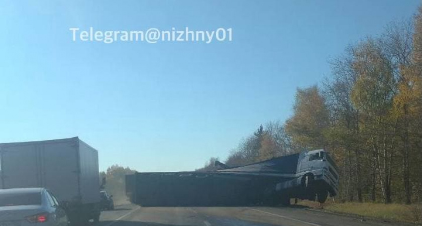 Трасса М7 второй раз за день перекрыта в том же месте 