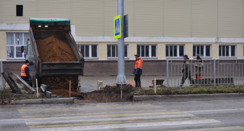Четыре пешеходных перехода оборудовали в Лыскове по региональной программе