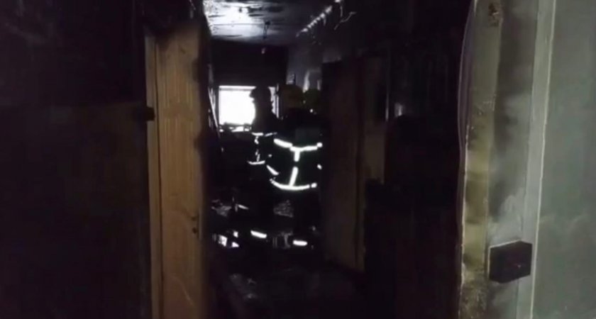 Появилось видео изнутри квартиры, где произошел пожар на Пискунова  