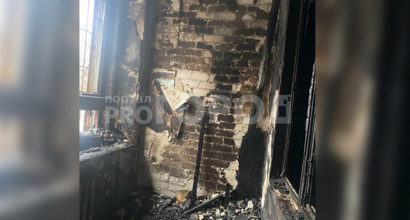 Бывшее общежитие загорелось в Нижнем Новгороде: есть пострадавшие